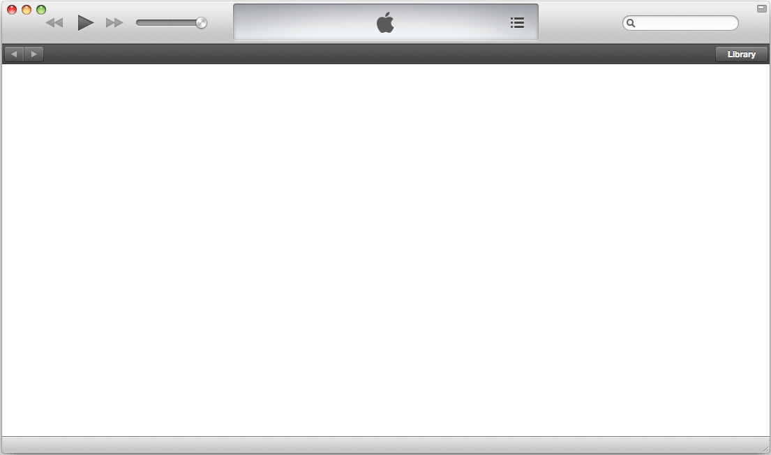 Mac iTunes Store Is Showing Blank White Screen